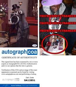 Flavor Flav signed 8x10 Photo EXACT PROOF a FLAVOR OF LOVE Public Enemy ACOA COA - Picture 1 of 7
