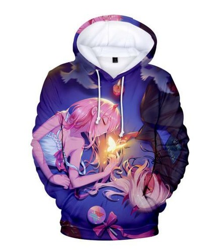 VETEMENTS Felpa con cappuccio DARLING in the FRANXX anime t shirt felpa con cappuccio maglione pullover