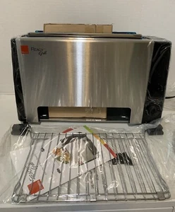 Ronco Ready Grill Parrilla de Cocina Interior Acero Inoxidable/Negro NUEVO Caja Abierta RG1001 - Imagen 1 de 4