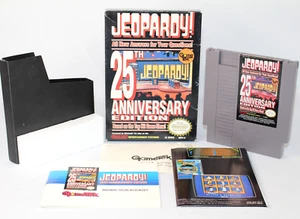 Jeopardy 25th Anniversary NES Nintendo Complete CIB Very Nice w/ RARE Poster! - Picture 1 of 17