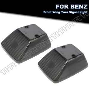 Smoked Front Turn Signal Lights Lamp For 1990-18 Mercedes G-Class W463 G550 G500 - Foto 1 di 9