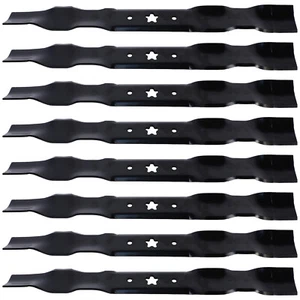 8 lame tagliaerba USA® pacciamatura per ponte AYP 127843 134149 138498 138791 138971 42" - Foto 1 di 6