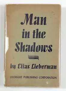 Man In The Shadows Lieberman 1938 Inscribed - Picture 1 of 12