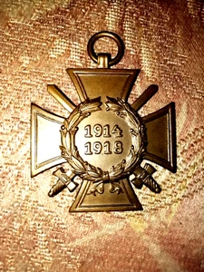 Frontkämpferkreuz 1 Wk 1914 - 1918 - Bild 1 von 2