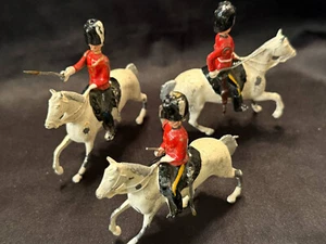 Britains Toy Lead Soldiers 2º DRAGONES GRISES REALES ESCOCESES. 3 montados - Imagen 1 de 5