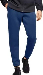 New Under Armour Mens Small Black and Blue Move Drawstring Pants 786958 1354978 - Picture 1 of 4