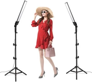 Photography Studio LED Lighting Kit Bi-Color with 192PCS LED 3200-5500K Dimmabl - Picture 1 of 7