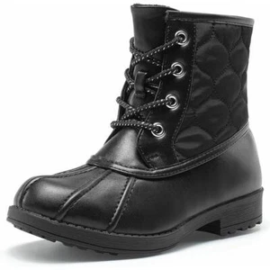 Mädchen Stiefel für Kinder Herbst/Winterstiefel Schnürstiefel Kunstfellfutter - Bild 1 von 4