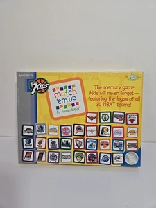 Vintage Kids Match Em Up By Mascotopia 30 NBA Teams Matching Card Game New - Picture 1 of 5