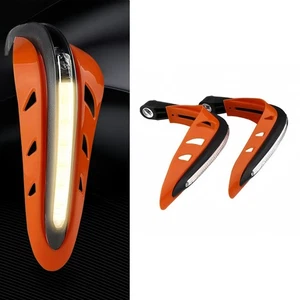 7/8" Motorcycle Handguards with LED Turn Signals DRL for Dirt Bike ATV 22mm - Picture 1 of 6