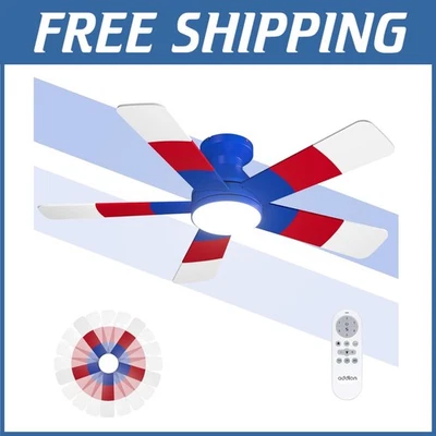 Colorful 42" Kids Ceiling Fan with Remote Control - Image 1 of 4