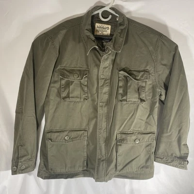 Timberland Stratham Issue Authentic Outdoor Gear Jacket Mens XL Green - Image 1 of 4