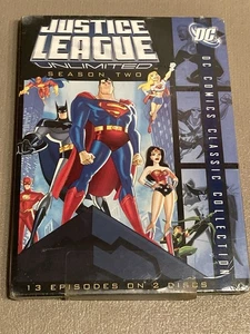Justice League Unlimited: The Complete Second Season (DVD) - Sealed!! - Foto 1 di 6