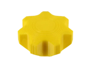 Sterngriffmutter, Gelb, für Motorabdeckung und Haube - für Simson KR51, SR4, SR5 - Bild 1 von 2