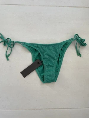 Triangl Natación Mujeres S Vinca Tanga Bikini Parte Inferior Traje de Baño Brillante Jade Verde Nuevo con Etiquetas Foto 1 de 4