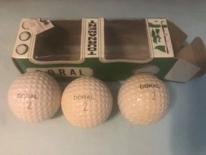 Rare find - DORAL brand VINTAGE PRO-71 - 3 GOLF BALLS in original sleeve - Picture 1 of 3