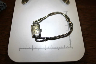 Vintage Schulz Sterling Silver Lady's Wristwatch w/Metal Band Working - 17.5gr - Image 1 of 4