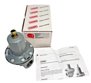 Regulador de contrapresión FISHER 289H-49 1" NPT, juego de rango 15-50 psi @ 35 psi *NUEVO EN CAJA* - Imagen 1 de 16