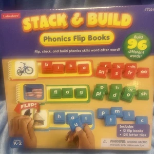Lakeshore Phonics Stapeln und Bauen umgedrehte nivellierte Bücher stapelbar - Bild 1 von 3