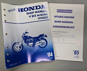 Honda VF500C V30 Magna Service Manual 1984-1985 Unbound OEM Genuine NOS New - Picture 1 of 10