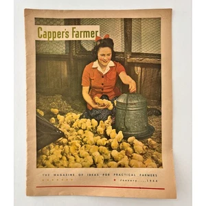 Cappers Farmer Januar 1944 Anzeigen Werbung Ranch Land Bauernhaus Küken - Bild 1 von 6