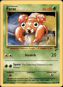 Pokemon - Paras #085/130 - Base Set 2 Common - Bild 1 von 2