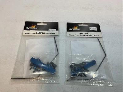 Lot of 2 Dynamite DYN7909 Aluminum Front Sway Bar Set for Traxxas Slash R/C - Image 1 of 4