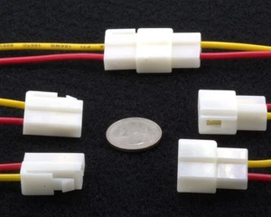 6X-KFZ 2-Draht Wasserdicht Kabel Stecker Spleiß Kit 18AWG für 12V DC-Audio - Bild 1 von 5