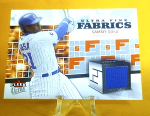 Fleer Ultra 2006 - Telas finas #FM-SS Sammy Sosa (MEM) juego usado - Imagen 1 de 2
