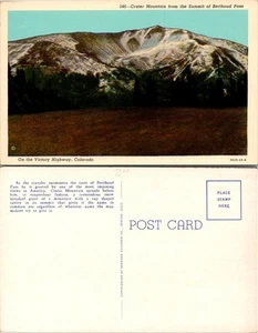 Crater Mountain from the Summit of Berthoud Pass Colorado Postcard - Picture 1 of 1