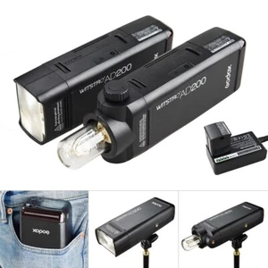 GODOX AD200 2.4G TTL Flash Kit HSS Speedlite Speedlight Dual Light Head Portable - Picture 1 of 10