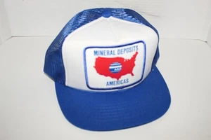 Vintage Mineral Deposits Americas Trucker Mütze Patch Mesh Snapback - Bild 1 von 4