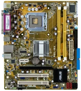 Mainboard ASUS P5L-MX LGA775 DDR2 PCIe PCI mATX - Picture 1 of 3