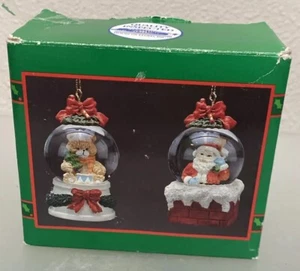 VINTAGE Snow Song's Duo House of Lloyd Christmas around the World Schneekugeln - Bild 1 von 4