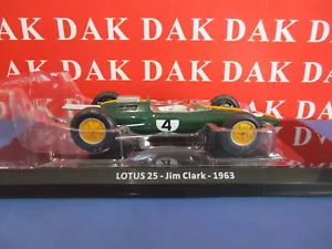 Die cast 1/24 Modellino Auto F1 Lotus 25 1963 J. Clark - Foto 1 di 6