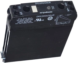 Crydom DR2260A30UR Solid State Relay 30A 90-280VAC/DC 600VAC .5-3HP kW - Picture 1 of 11