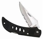 NEW VULTURE II Black 3" Locking Folding Knife Boot Pocket Black Handle 15-278B