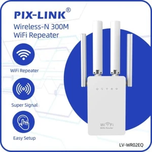300Mbps WiFi Range Extender Repeater Wireless Amplifier Router Signal Booster - Picture 1 of 6