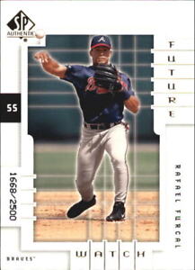 2000 SP Authentic Atlanta Braves Baseball Card #134 Rafael Furcal FW/2500