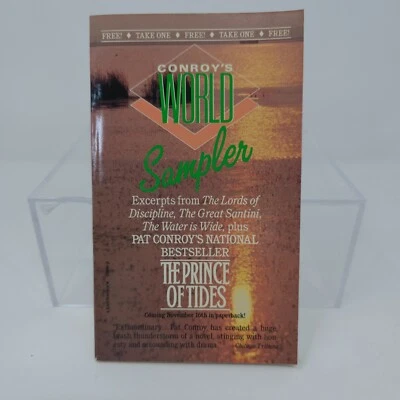 Pat Conroy's World Sampler 1st Ed 1987 Promo Book Prince of Tides HC Rare Foto 1 de 3