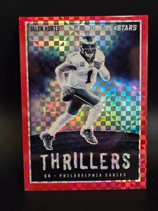 2023 Panini Rookies & Stars - Thrillers Red Plaid Prizm #TH-24 Jalen Hurts - Picture 1 of 2