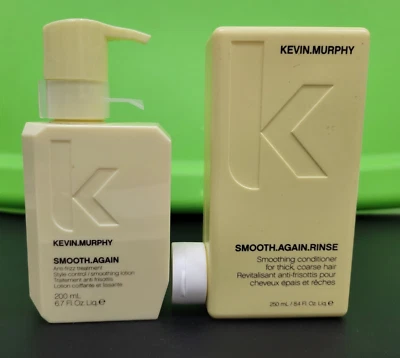 Kevin Murphy Smooth Again Anti-Frizz 6,7 oz. Enjuague And Smooth Again 8,4 oz. Foto 1 de 2