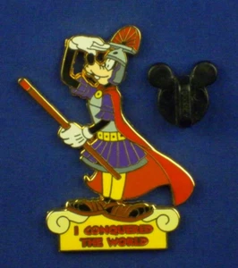 Goofy I Conquered the World Pin Pursuit Gladiator Pin # 13630 - Picture 1 of 4