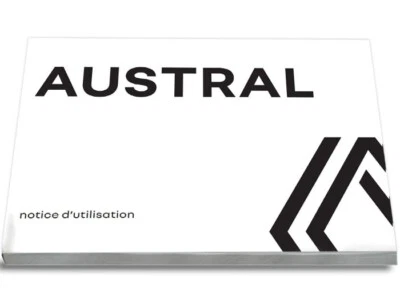 Renault Austral 2022 - 2025 Notice d'Utilisation Français - Photo 1/4