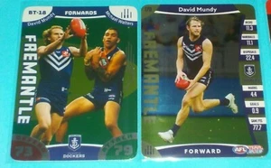2019 Teamcoach Battle Teams Card Fremantle #BT-18 Mundy/Walters + Gold card #170 - Imagen 1 de 2
