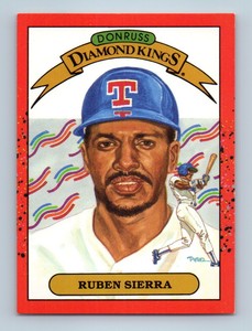 1990 Donruss Super Diamond Kings Ruben Sierra Texas Rangers #3