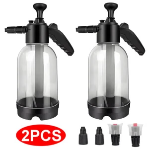 2x 2L Car Wash Foam Sprayer Hand Held Pump Wash Spray Bottle Snow Foam Detailing - Picture 1 of 14