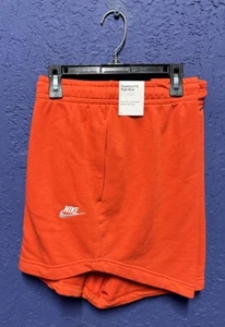 Plus Size 1X Nike Sportswear Women's Cotton Shorts Chile Red/White CZ3554-675 - Picture 1 of 4