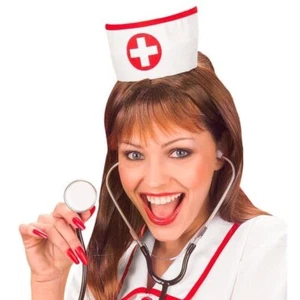 Adult White Nurse Hat - Picture 1 of 1