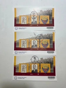 2024 3 Foglietti Italo Foschi Primo Presidente A.S. Roma Annullati - Picture 1 of 4